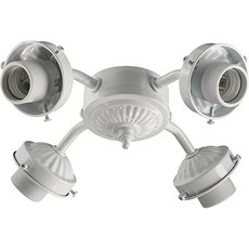 NMT 2444-806 액세서리-10 인치 36W 4 LED 천장 팬 조명 키트 흰색 - P0218004RNWOQY4, 기본