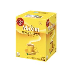 맥심 모카골드 커피믹스 210+10T, 220개입, 1개, 12g