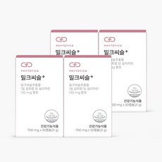 [피토틱스] 밀크씨슬추출물(실리마린) 130mg 함유 간건강에 도움 밀크씨슬+, 4개, 30캡슐, 30개