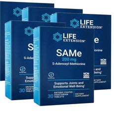 라이프 익스텐션 샘이 SAMe 200 mg 타블렛 Life Extension, 5개, 30정
