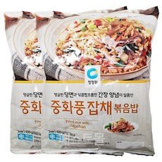 청정원 중화풍 잡채볶음밥, 2개, 400g