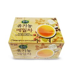 [트윈스몰] 샘표 순작 유기농 메밀차 청정지역 유기농 메밀 40T, 3개, 40개입
