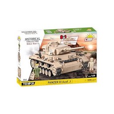 COBI Historical Collection World War II Panzer III Ausf. J Tank 780 pcs, one option, one option, 1개