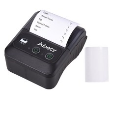 Aibecy 휴대용 미니 블루투스 라벨프린터 감열식 프린터, MP-II, 1개