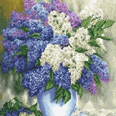 [디클레어] 라벤더의 추억 캔버스형 보석십자수 40x50 DIY 구슬 비즈, 1개, 40X50 라벤더의 추억