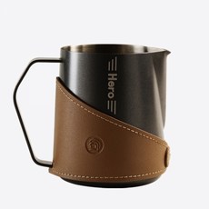zeroHero 제로히어로 바리스타 튜닝 스팀피쳐 밀크저그 600ml, 블랙, 1개