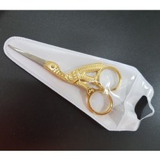 홈데코 11.5cm 실크학가위 골드 실버