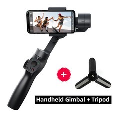 Baseus 3 축 핸드 헬드 짐벌 안정기 스마트 폰 Selfie 스틱 for iPhone 11 Pro Max 삼성 Xiaomi Vlog 휴대, 02 Handheld Gimbal Kit_03 러시아