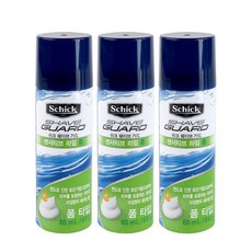 (3개)쉬크 쉐이브 가드 센서티브 라임 폼 60ml, 3개