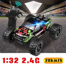 1:32 9115M RC 자동차 2.4Ghz 2WD 4CH 미니 고속 라디오 컨트롤 자동차 RC 레이싱 자동차 락 크롤러 어린이를위한 오프로드 자동차 완구, green