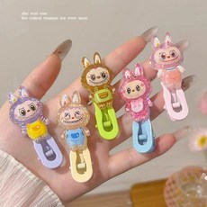 투셀엔 LABUBU 라부부 헤어핀 5종세트 머리핀 5종류 1세트발송