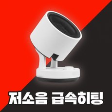 가정용 미니 온풍기 핫프라임 사무실 원룸 차박 캠핑용, 화이트