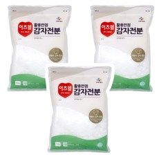 CJ 이츠웰 감자전분 1kg, 1400ml, 3개