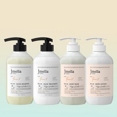 [헤어&바디 세트] 제이멜라 인 프랑스 페이보릿 퍼퓸 샴푸+트리트먼트+바디워시+바디로션 풀케어 500ml SET
