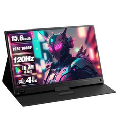 제우스랩 P15A 120Hz 15.6인치 휴대용 초경량 초슬림 DEX 모니터, 35.5cm