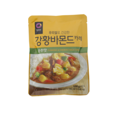 청정원 우리쌀 강황바몬드카레 순한맛, 100g, 16개