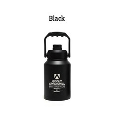 아이스 쿨러 야외 보온 음료용 박스 휴대용 물병 가방 캠핑, 2. Black 2L, 1개