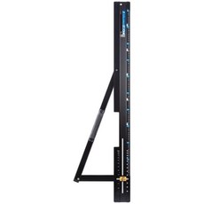 (화물)신와 123-3217 접이식 L앵글 S-73123 100mm당 0.1mm이하(90˚한정) 1m (1EA), 1개