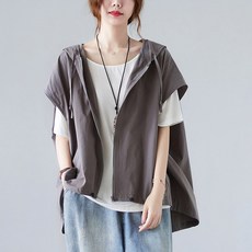 빅사이즈여성여름조끼