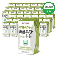 파스퇴르 바른목장 무항생제 인증 멸균우유 190mlx36팩, 바른목장 190mlx36팩