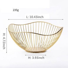 금속 과일 바구니 대야 멀티 사이즈 다리미 스낵 빵 야채 보관 그릇 주방 계란 디저트 거치대 정리함, 40