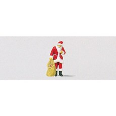 Preiser 29027 디오라마 미니어처 테라리움 크리스마스 선물 자루 포대를 든 산타클로스 사람 피규어 모형 1:87 사이즈