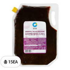청정원 오리엔탈 샐러드 드레싱, 15개, 2kg