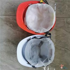 안전모내피 땀받이 땀 흡수 머리보호 통풍 일회용 탈모방지 여름용 안전, 1개, 4. 두꺼운 흰색 100개