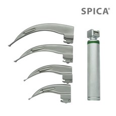 SPICA Laryngoscope 라링고스코프 후두경 블레이드 핸들, 블레이드 Size #2, 1개