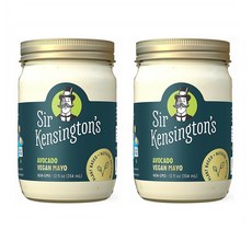 Sir Kensingtons 써켄싱턴 아보카도 비건 마요네즈 354ml 2병 Avocado Vegan Mayo 12oz 2pack