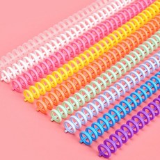 스프링 제본링 10mmx10개 똑딱이제본링 제본용링, 블랙