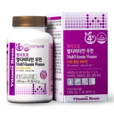 비타민하우스 멀티프로 멀티비타민 우먼, 90정, 1개, 90정
