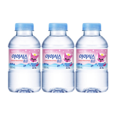 아이시스 8.0 200ml×20페트 핑크퐁 생수 어린이생수, 20개