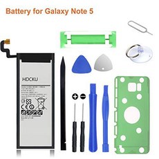 HDCKU 노트 5 배터리 교체용 Kit for 삼성 갤럭시 노트 5 EB-BN920ABE with, 상세내용참조