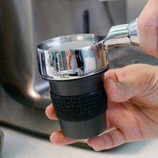 커피 도징컵 58mm 블랙 ek43 포터필터 칠침봉 원두 분쇄컵, 51mm 블랙, 1개