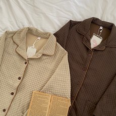커플잠옷 겨울 누빔 수면 잠옷 홈웨어 파자마파티