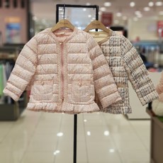 치크 *2021fw* 고급스러운~~ 여아 트위드 경량 점퍼