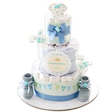 베이비베이커리new프리미엄기저귀3단케이크