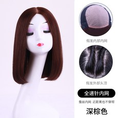 코코다이나 프리미엄 가발 여자 롱 스트레이트 리얼, 단일옵션, 07. 천전 헤어 (풀 핸드 바늘)