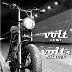 퀄리스포츠 볼트S volts 레트로 팻바이크 스쿠터 48V 최대1 000W 출력 모터, 그린