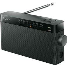 소니(SONY) 휴대용 라디오 FM AM 블랙 ICF-306B, 단품