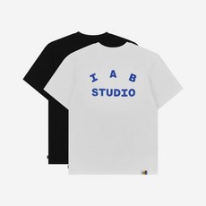 아이앱 스튜디오 10주년 티셔츠 팩 화이트 & 블랙 (2개입) IAB Studio 10th Anniversary T-Shirts Pack White Black (2 Pack) -