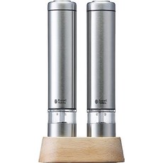 Russell Hobbs 러셀홉스 전동밀 솔트&페퍼 미니 (2개 묶음) 7933JP 실버, 1ml, 2개