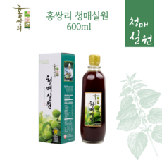 매실장아찌 매실청 숙성 발효 원액 홍쌍리 청매실원, 600ml, 1개