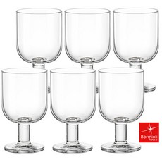 보르미올리 호스테리아 강화유리컵 대 280ml, 6개