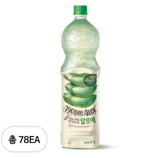자연은 알로에 주스, 78개, 1.5L