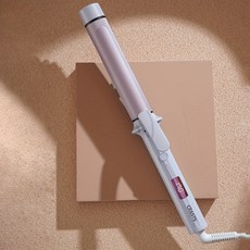 전문가용 32mm 컬링 아이언(LCD 디스플레이 포함) 화상 방지 디자인 곱슬거림 없는 웨이브용 음이온 오래 지속되는 컬 가정용 헤어 컬링 막대, 01 보라