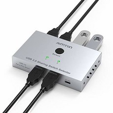 AVMTON USB 3.0 Switch Selector 2 Computers Sharing 4 USB Devic/545557, 상세내용참조