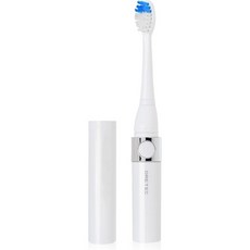 일본직발송 2. DRETEC 【직장이나 외출처 런치 후의 잇몸에】 음파 전동 칫솔 닥터소닉 화이트 TB-303 WT, One Size, 화이트, 단품, 1개