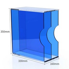아크릴 레코드 판 앨범 디스크 보관함 투명 LP 거치대, F - lp판전시